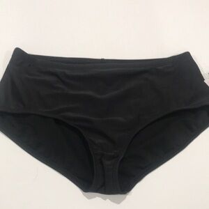 24th & ocean swim bottom size 16 W black tummy control